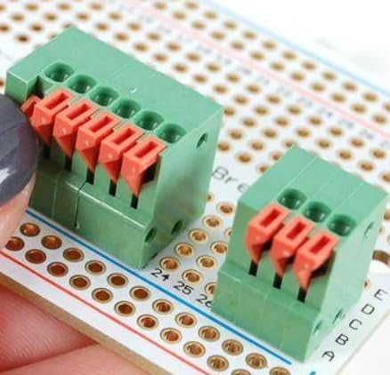 Adafruit Zubehör Config Terminal Blocks 3-pin 5 pack - SKU 1081 von MicroMaker