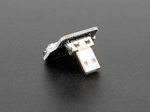 Adafruit Zubehör DIY HDMI Cable Parts - Right Angle (L Bend) Micro HDMI Plug - SKU 3558 von MicroMaker