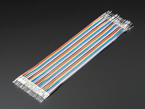 Adafruit Zubehör Premium Male/Male Raw Jumper Wires - 40 x 6 (150mm) - SKU 3142 von MicroMaker
