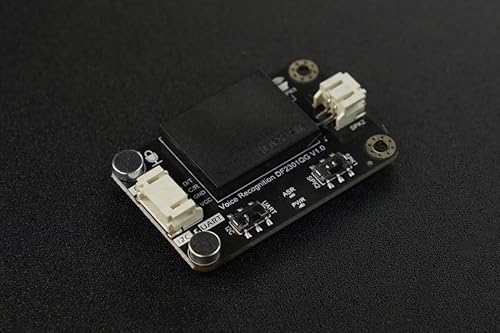 Gravity: Offline Language Learning Voice Recognition Sensor for Arduino/Raspberry Pi/Python / ESP32 - I2C & UART - SEN0539-EN von MicroMaker