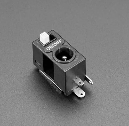 MicroMaker Adafruit Zubehör 2.1mm DC Power Jack with Slide Switch - SKU 3642 von MicroMaker