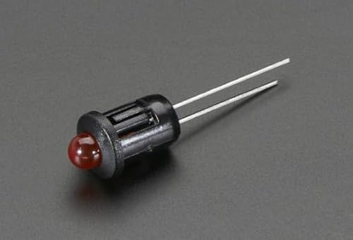 MicroMaker Adafruit Zubehör 5mm Plastic Bevel LED Holder - Pack of 5 - SKU 2174 von MicroMaker