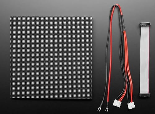 MicroMaker Adafruit Zubehör 64x64 RGB LED Matrix - 3mm Pitch - 192mm x 192mm von MicroMaker