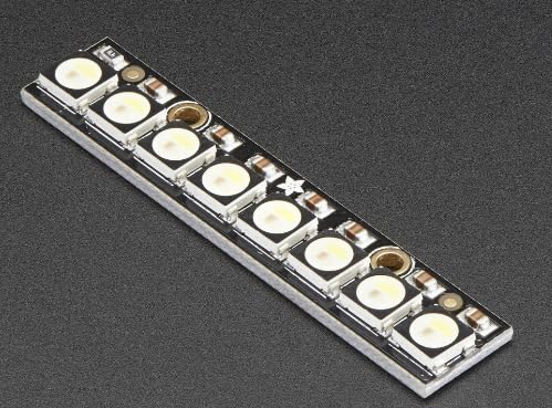 MicroMaker Adafruit Zubehör NeoPixel Stick - 8 x 5050 RGBW LEDs - Cool White - -6000K - SKU 2869 von MicroMaker