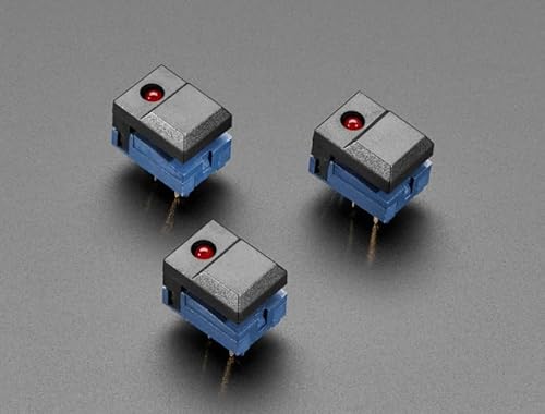 MicroMaker Adafruit Zubehör Step Switch with LED - Three Pack of Black with Red LED - PB86 - SKU 5502 MicroMaker Adafruit Zubehör Step Switch with LED - Three Pack of Black with Red LED - PB86 - SKU 5502 von MicroMaker