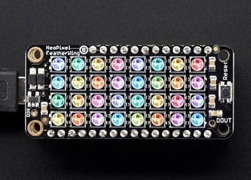 MicroMaker Entwicklungstools für LED-Leuchten NeoPixel FeatherWing - 4x8 RGB LED Add-on for All Feather Boards - SKU 2945 MicroMaker Entwicklungstools für LED-Leuchten NeoPixel FeatherWing - 4x8 RGB LED Add-on for All Feather Boards - SKU 2945 von MicroMaker