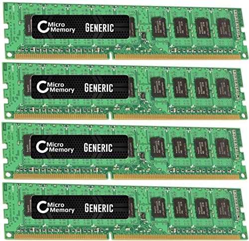 MicroMemory 32GB KIT DDR3 1600MHZ ECC KIT of 4X 8GB DIMM, MMI1213_32GB (KIT of 4X 8GB DIMM) von MicroMemory