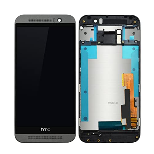 MicroSpareparts Mobile HTC One M9 LCD Screen and Digitizer with Front Frame, MSPP73238 (Digitizer with Front Frame Assembly Black) von MicroSpareparts Mobile