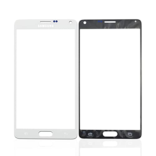 MicroSpareparts Mobile Samsung Galaxy Note 4 Series White Front Glass (with, MSPP70568 (White Front Glass (with Water-Proof)) von MicroSpareparts Mobile