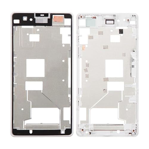 MicroSpareparts Mobile Sony Xperia Z1 Compact Front Frame White, MSPP72368 (Frame White) von MicroSpareparts Mobile
