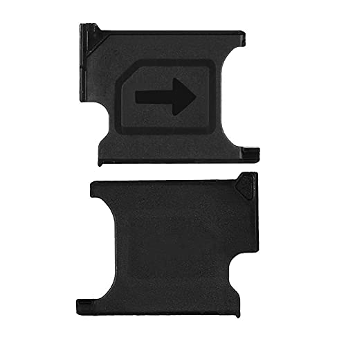 MicroSpareparts Mobile Sony Xperia Z1 Compact SIM Card Tray Black, MSPP72388 (Card Tray Black) von MicroSpareparts Mobile