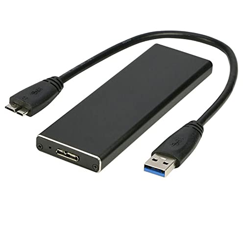 MicroStorage MacBook Air 12+6pin to USB3.0 SSD Enclosure, MSUB2300 (SSD Enclosure for use with THNSNC128GMDJ etc) von MicroStorage