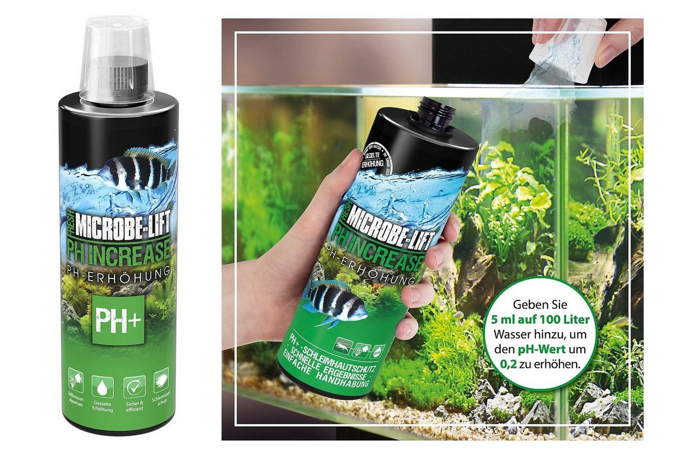 Microbe-Lift Wasseraufbereiter Microbe-Lift pH-Wert sicher erhöhen pH Increase von Microbe-Lift