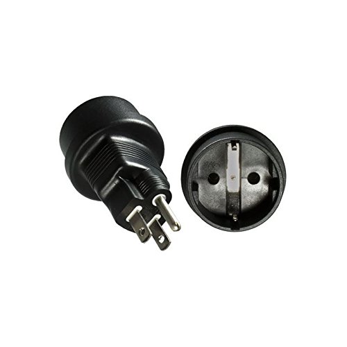 MicroConnect peusc7fad Nema 5 – 15P Typ F schwarz Netzstecker-Adapter für Steckdose von Microconnect