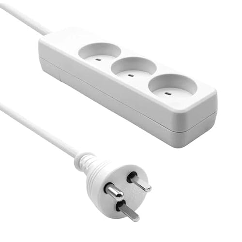 Microconnect Power Strip, 3 Ausgänge, 5 m, Weiß von Microconnect