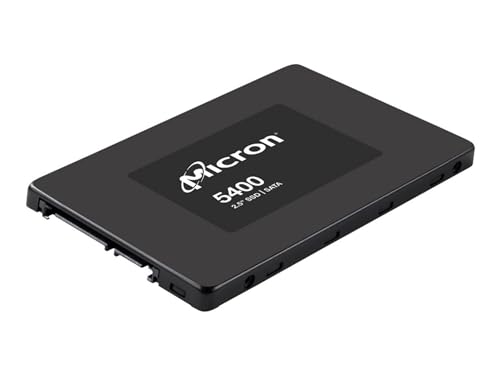 Micron 5400 PRO - SSD - verschlüsselt - 960 GB - intern - 2.5" (6.4 cm) - SATA 6Gb/ s - 256-Bit-AES - Self-Encrypting Drive (SED), TCG Opal Encryption 2.0 von Micron