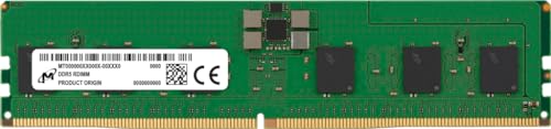 Micron - DDR5 - Modul - 16 GB - DIMM 288-PIN - 5600 MHz / PC5-44800 - CL46-1.1 V - registriert - ECC Micron - DDR5 - Modul - 16 GB - DIMM 288-PIN - 5600 MHz / PC5-44800 - CL46-1.1 V - registriert - ECC von Micron