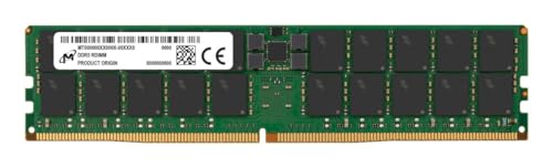 Micron - DDR5 - Modul - 64 GB - DIMM 288-PIN - 5600 MHz / PC5-44800 - CL46-1.1 V - registriert - ECC Micron - DDR5 - Modul - 64 GB - DIMM 288-PIN - 5600 MHz / PC5-44800 - CL46-1.1 V - registriert - ECC von Micron
