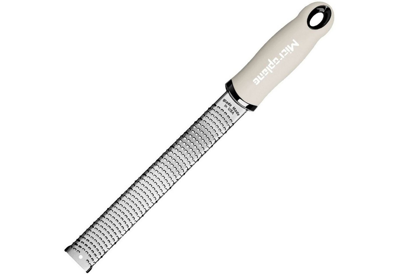 Microplane Küchenreibe Premium Zester/Reibe Kaschmirbeige, Edelstahl, Kunststoff von Microplane