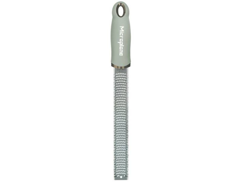 Microplane Küchenreibe Premium Zester Reibe salbeigrün, Edelstahl / Kunststoff, Premium Zester Salbei Grün von Microplane
