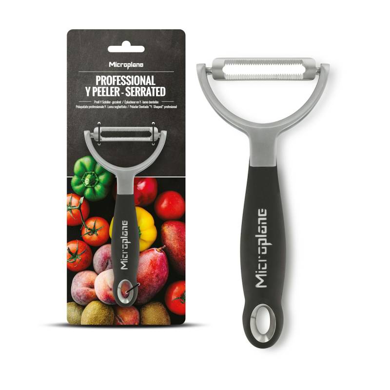 Microplane Profi Y-Schäler, gezahnt SPECIALTY Schwarz von Microplane