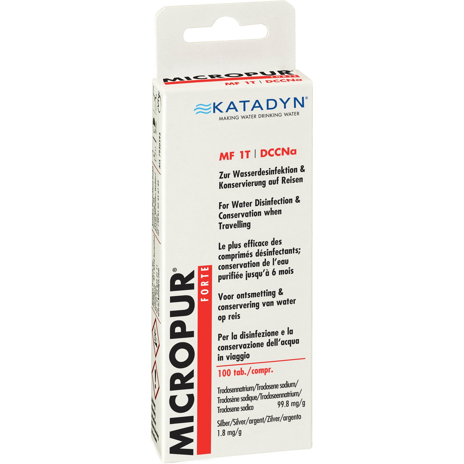 MICROPUR Forte MF 1T/100 Tabletten Trink Wasser Aufbereitung Konservierung Chlor MICROPUR Forte MF 1T/100 Tabletten Trink Wasser Aufbereitung Konservierung Chlor von Micropur