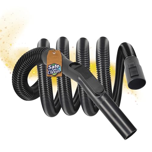Mirosafe® 5m Saugschlauch für Kärcher WD4 und WD5, Schwarz, Kunststoff, Staubsaugerschlauch, Schlauch, Saugschlauch, Komplett mit Handgriff, 1 Stück von Microsafe