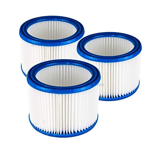 3x Patronenfilter, Filter für Nilfisk AERO 20-01 (INOX), AERO 25-11, AERO 25-21alternativ Filter zu original 107402338 von Microsafe® von Microsafe