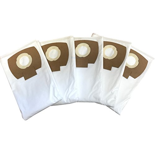 5 Vliesfilterbeutel für Kärcher Serie MV5 - MV 5 P/P Premium/Premium/Premium Renovation Kit, alternativ zu 2.863-006.0 Staubsaugerbeutel/Flies-Filtertueten Set von Microsafe® von Microsafe