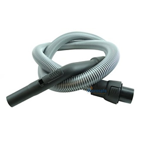 Microsafe® Staubsaugerschlauch für AEG VX7 X Power VX7-1-BO-A als 1,8m Komplettschlauch in Schwarz von Microsafe