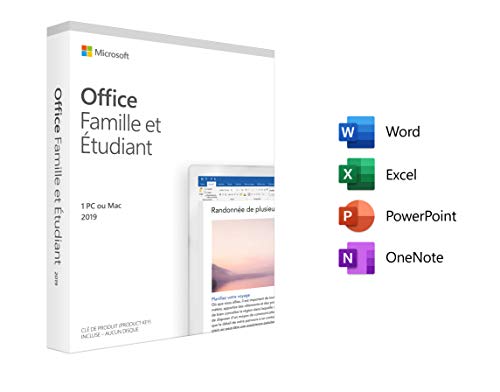 Logiciel Production Microsoft 2019 Büro Home and Student von Microsoft