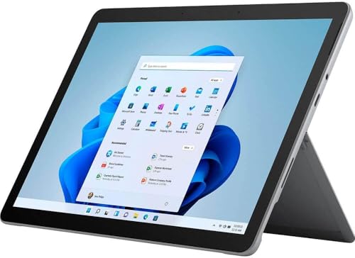 Microsoft 2021 Surface Go 3 mit Intel Core i3-10100Y (10,5 Zoll, 4 GB RAM, 64 GB SSD) Platin (Generalüberholt) von Microsoft