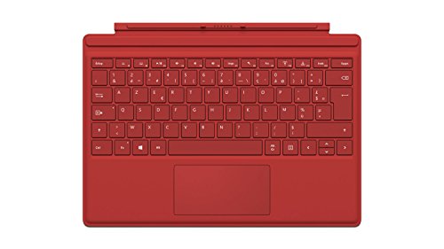 Microsoft QC7-00016 Tastatur, für Surface Pro 4 rot von Microsoft