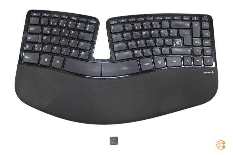 Microsoft Funk Tastatur Keyboard Computertastatur Ergonomisch Siehe Text/Foto B-Ware von Microsoft