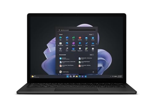 Microsoft Surface Laptop 5 i5-1245U Notebook 34,3 cm (13.5 Zoll) Touchscreen Intel® Core™ i5 8 GB LPDDR5x-SDRAM 256 GB SSD Wi-Fi 6 (802.11ax) Windows 10 Pro Schwarz von Microsoft