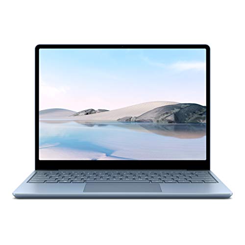 Microsoft Surface Laptop Go (Windows 10, 12,45 Zoll Touchscreen, Intel Core i5, 8 GB RAM, 256 GB SSD, Französische AZERTY-Tastatur) – Eisblau – das leichteste Surface Laptop von Microsoft