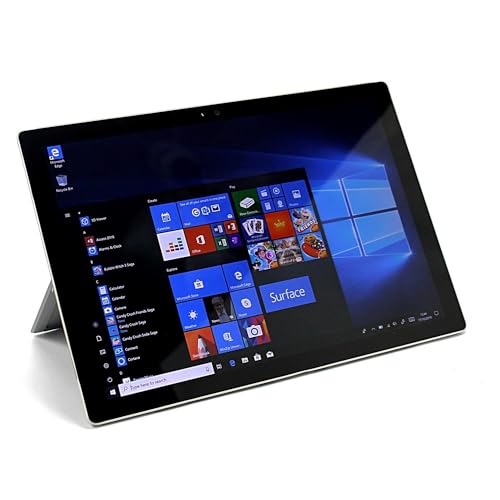 2015 Microsoft Surface Pro 4 mit Intel Core i7-6650U (12.3-zoll, 8GB RAM, 256GB SSD) Platin (Generalüberholt) von Microsoft