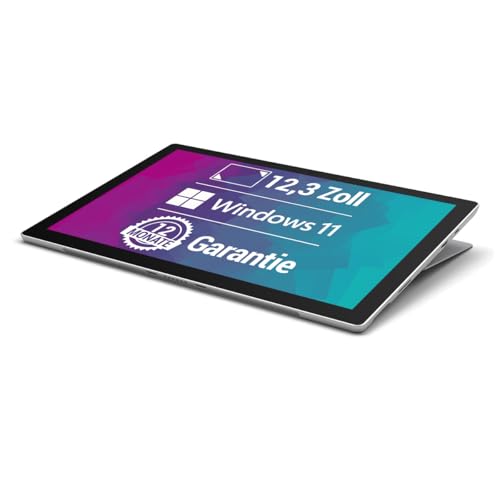 Microsoft Surface Pro 7 – 12,3" (31,24 cm) Tablet PC | Intel Core i5-1035G4 | 8GB RAM | 256GB SSD | WLAN | Platinum | Windows 11 (Generalüberholt) von Microsoft