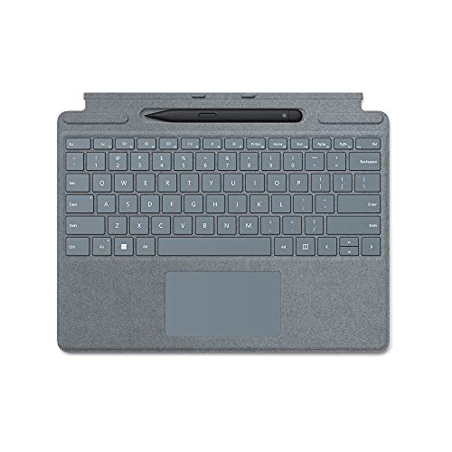 Microsoft Surface Pro 8/X Cover Alcantara + Pen - Ice Blue von Microsoft