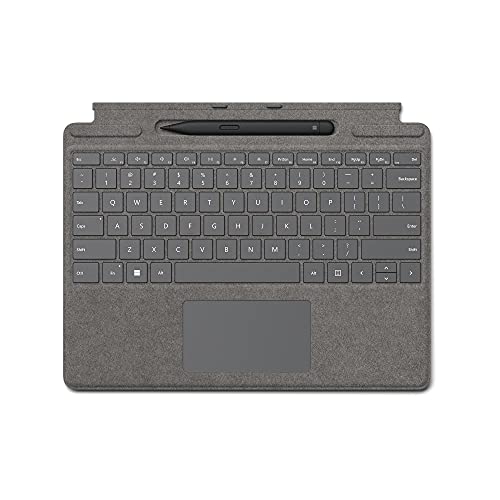 Microsoft Surface Pro 8/X Cover Alcantara + Pen - Platinum von Microsoft