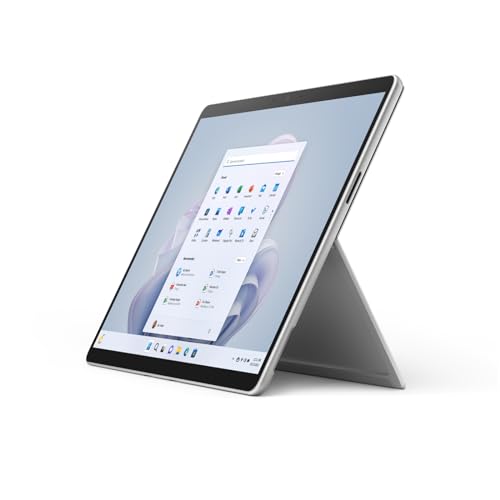 Microsoft Surface Pro 9, i5, 16GB RAM, 256GB SSD, Win 11 Home, 13 Zoll 2-in-1 Tablet/Laptop, Platin, powered by Intel Evo Plattform von Microsoft