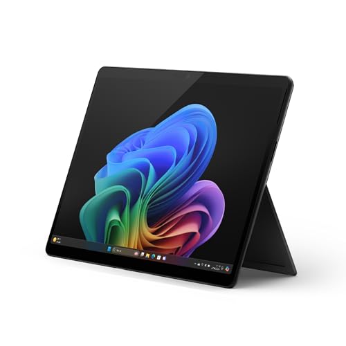 Microsoft Surface Pro | Copilot+ PC | 33 cm (13 Zoll) OLED-Touchscreen | Snapdragon® X Elite | 16 GB RAM | 256 GB SSD | Neuestes Modell, 11. Edition | Schwarz | Exklusiv Amazon von Microsoft
