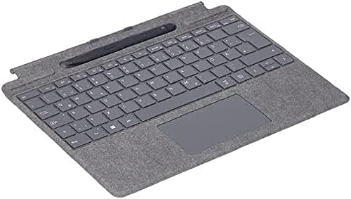 Microsoft Surface Pro Signature Keyboard (Platin) im Bundle mit Slim Pen 2 | kompatibel mit Surface Pro (11. Edition), Surface Pro 9 & Surface Pro 8 von Microsoft
