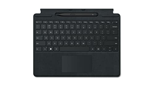 Microsoft Surface Pro Signature Keyboard (Schwarz) im Bundle mit Slim Pen 2 | kompatibel mit Surface Pro (11. Edition), Surface Pro 9 & Surface Pro 8 von MICROSOFT DE