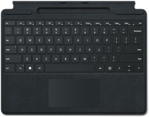 Microsoft Surface Pro Signature Keyboard [DE] Schwarz für Pro 8, 8XB-00005, Platin von Microsoft