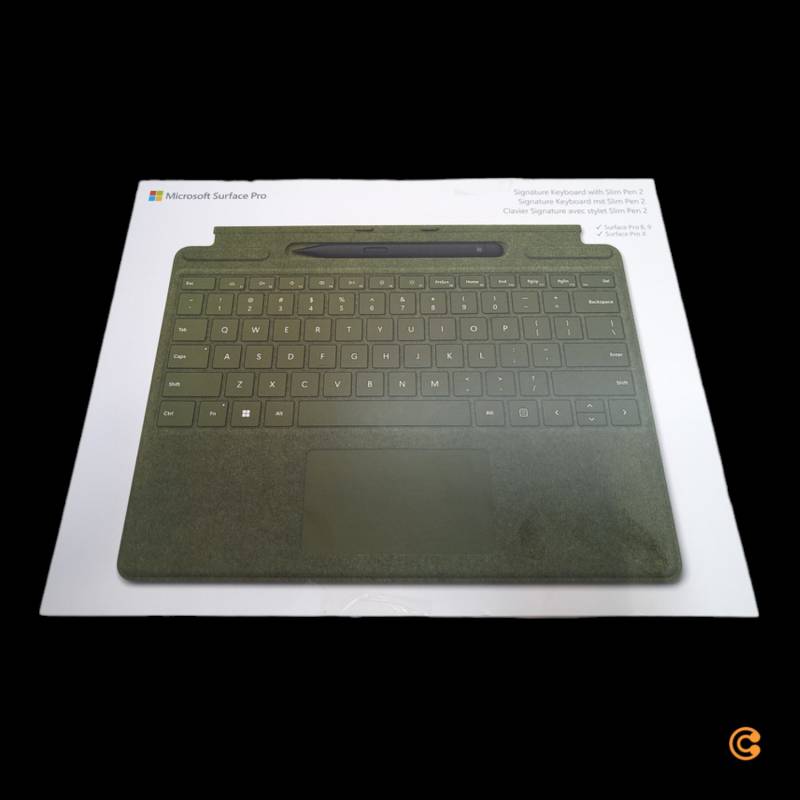 Microsoft Surface Pro Signature Keyboard Forest Mit Slim Pen 2 Tastatur Stift B-Ware von Microsoft
