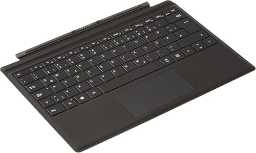 Microsoft Surface Pro Type Cover (für Surface Pro 4-7) (QWERTZ Deutsch) Schwarz (Generalüberholt) von Microsoft