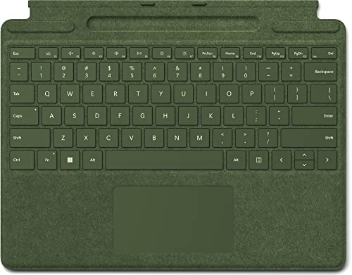 Microsoft TypeCvr Pro8+Prox Alcantara ES Forest Marke von Microsoft