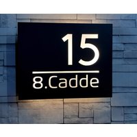 Beleuchtetes Led-Türschild Mit Straßennamen - 10" X 6, 3" Beleuchtetes Led-Türschild Mit Straßennamen - 10" X 6, 3" von Microway