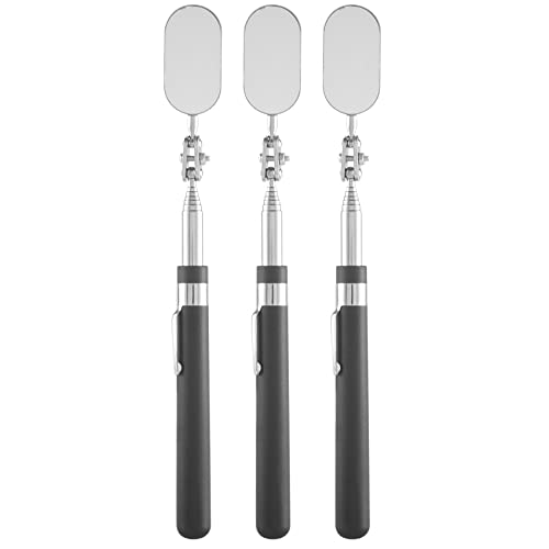 Micvtve 3 StüCke Teleskop Inspektions Beobachtungs Inspektions Werkzeug für ÜBerprüFung Des Zustands Des Fahrzeugs (Oval) von Micvtve